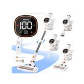 Tikom V500 Cordless Vacuum Cleaner 450W 40KPa Powerful Stick Vac with LED Display, Wall Dock, Handheld for Pet Hair & Floors